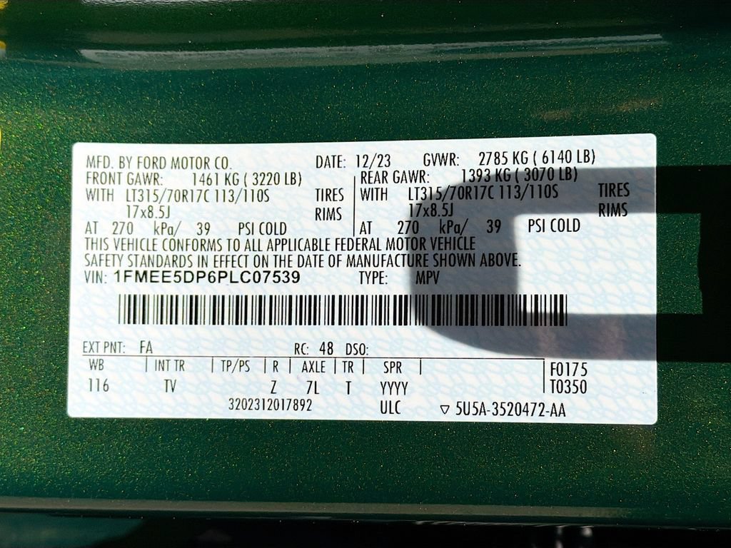 Certified 2023 Ford Bronco Wildtrak AWD/4WD image 35
