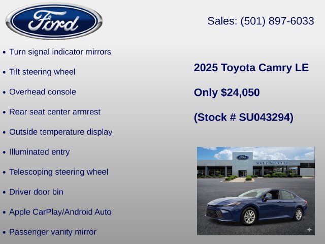 Used 2025 Toyota Camry LE FWD image 29