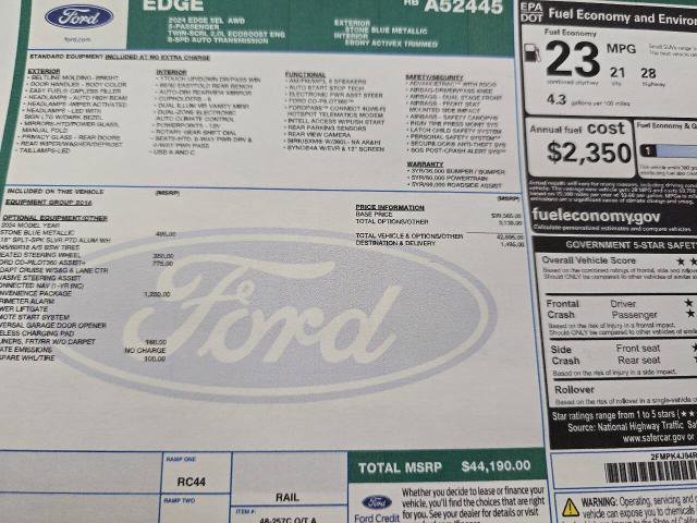 Certified 2024 Ford Edge SEL w/ Convenience Package image 24