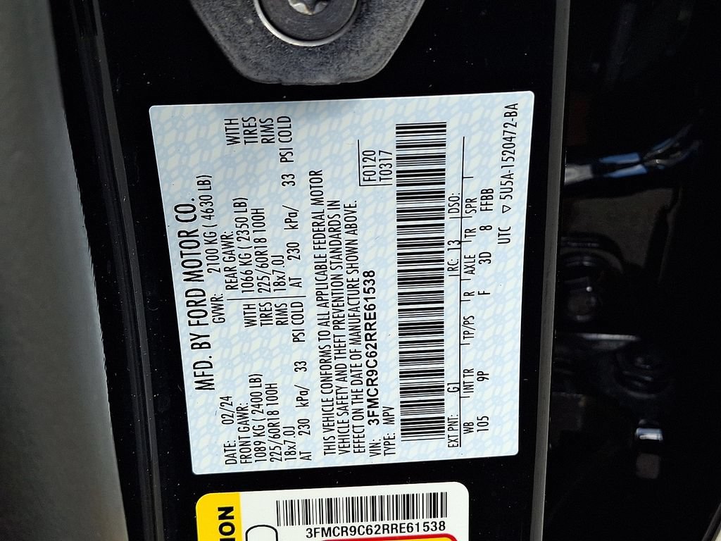 Certified 2024 Ford Bronco Sport Outer Banks w/ Tech Package AWD/4WD image 28