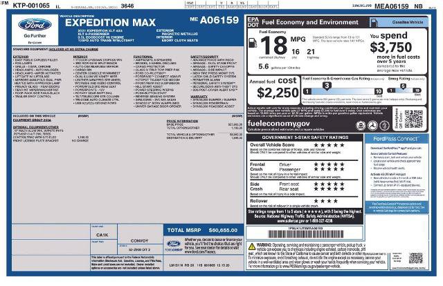 Certified 2021 Ford Expedition Max XLT AWD/4WD image 39