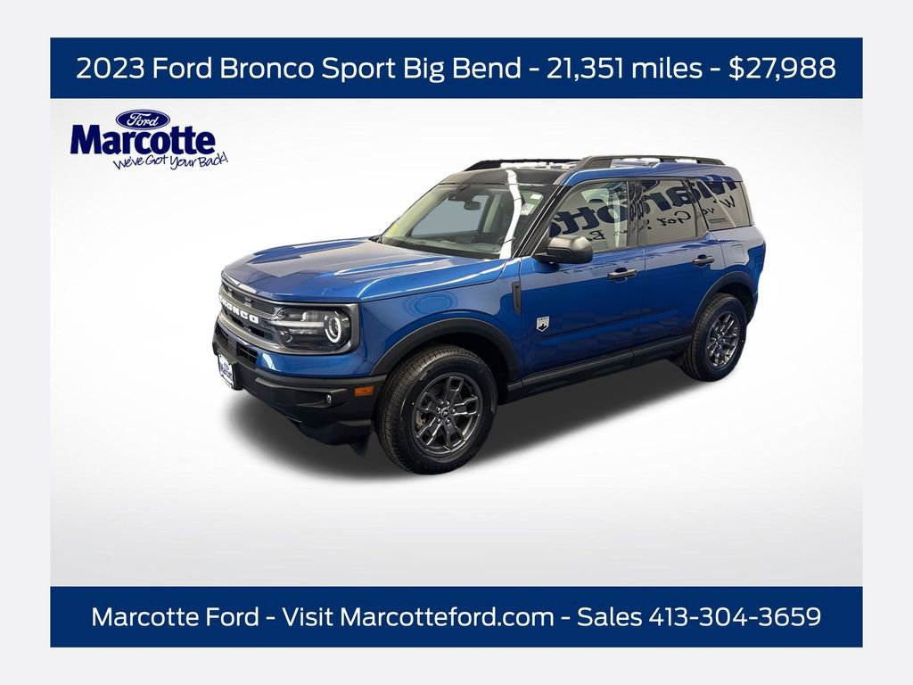Certified 2023 Ford Bronco Sport Big Bend w/ Convenience Package