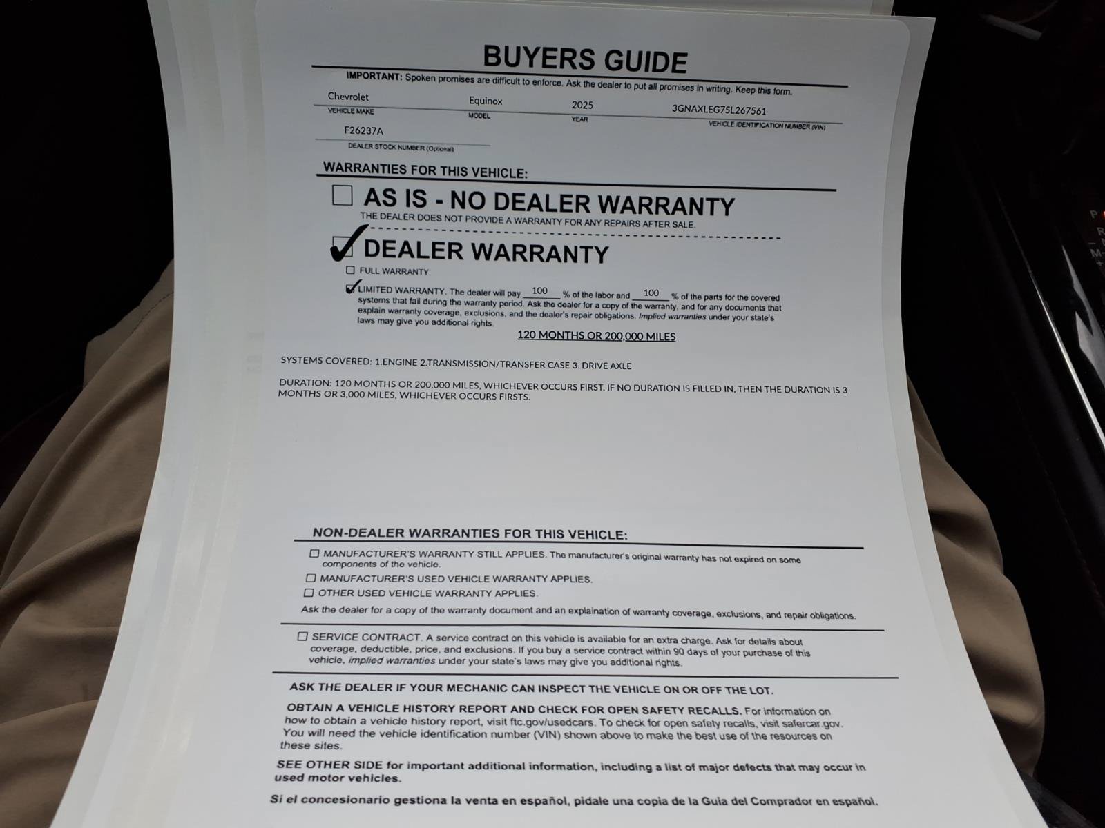Used 2025 Chevrolet Equinox RS FWD image 36