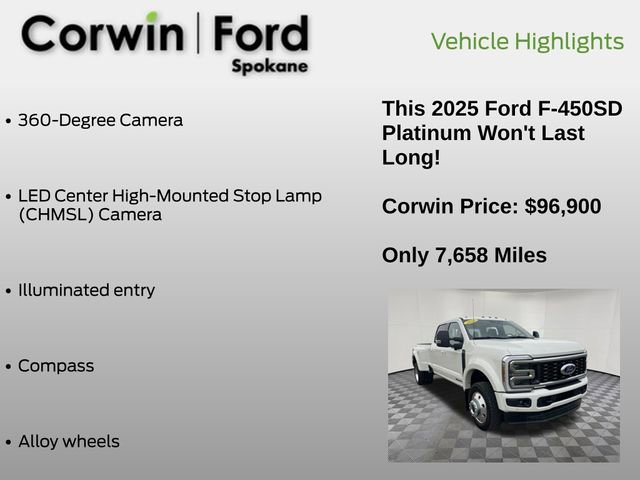 Certified 2025 Ford F450 Platinum w/ FX4 Off-Road Package image 37