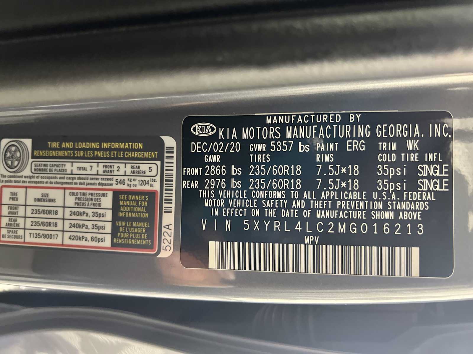 Used 2021 Kia Sorento S FWD image 36