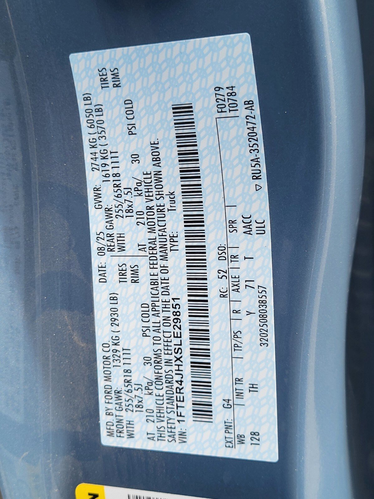 Certified 2025 Ford Ranger Lariat w/ Trailer Tow Package image 35