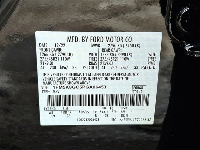 Certified 2023 Ford Explorer ST w/ Equipment Group 401A image 28