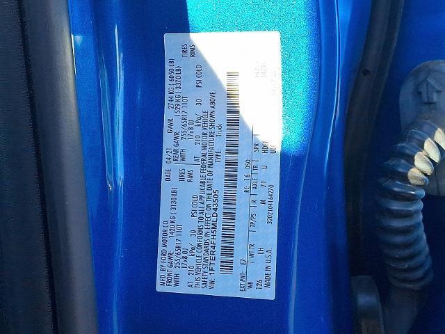 Certified 2021 Ford Ranger XLT w/ Equipment Group 301A Mid image 24