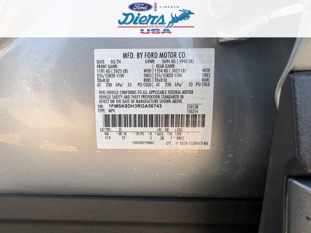Certified 2024 Ford Explorer XLT w/ Equipment Group 202A AWD/4WD image 16