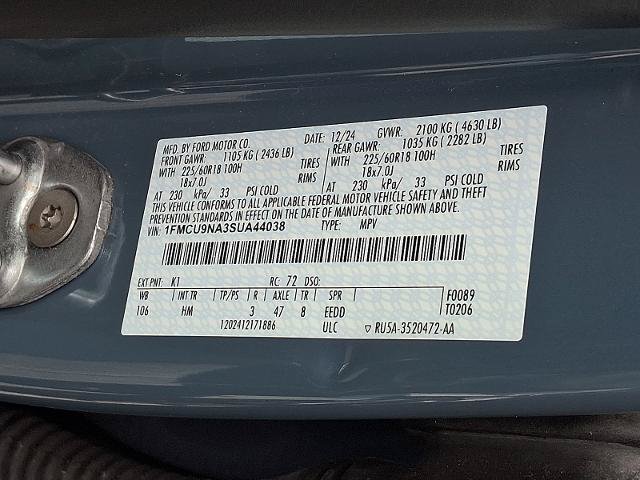 Certified 2025 Ford Escape ST-Line Select AWD/4WD image 26
