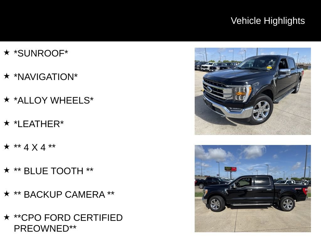 Certified 2023 Ford F150 Lariat w/ Trailer Tow Package AWD/4WD image 4