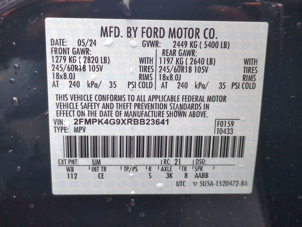 Certified 2024 Ford Edge SE AWD/4WD image 30