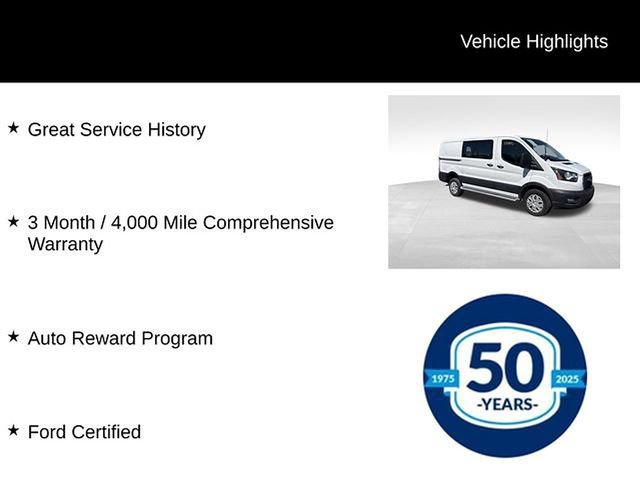 Certified 2025 Ford Transit 250 Low Roof w/ Exterior Upgrade Package RWD image 8