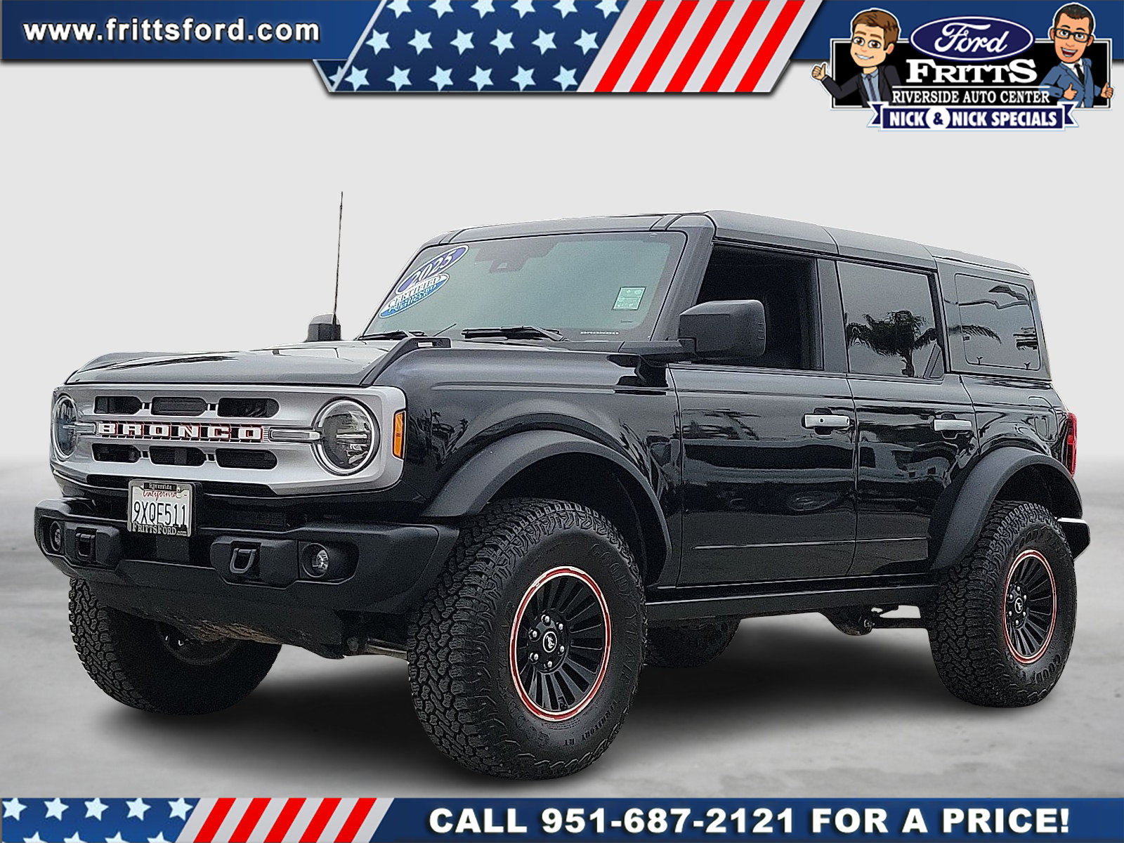 Certified 2025 Ford Bronco Big Bend w/ Black Diamond Package