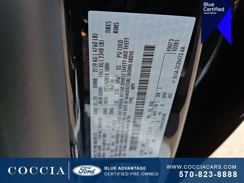 Certified 2024 Ford Escape ST-Line Select AWD/4WD image 26