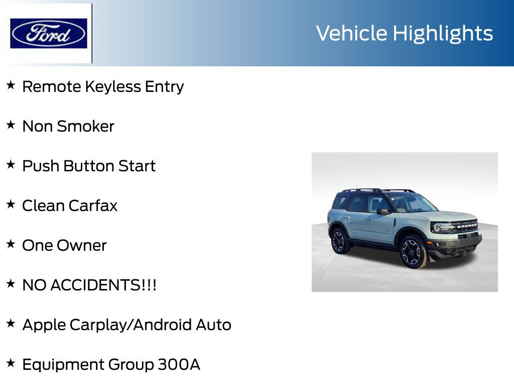 Certified 2024 Ford Bronco Sport Outer Banks w/ Tech Package AWD/4WD image 14