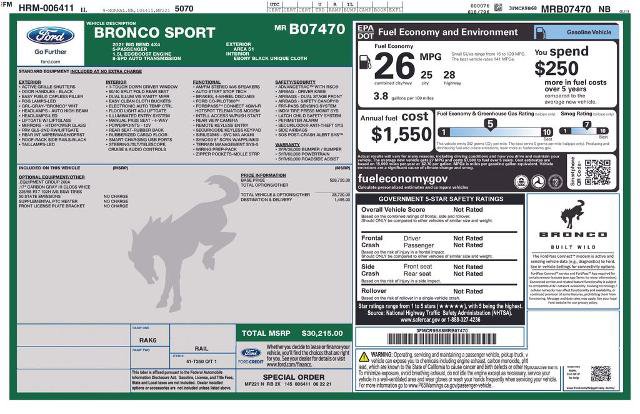 Certified 2021 Ford Bronco Sport Big Bend image 33