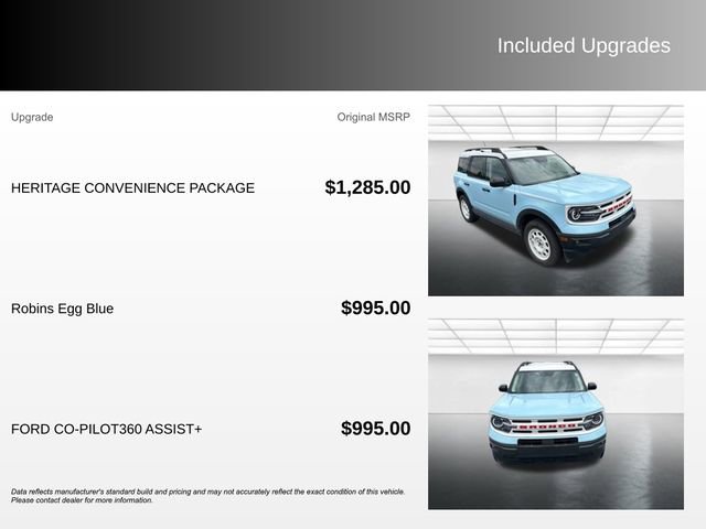 Certified 2024 Ford Bronco Sport Heritage w/ Heritage Convenience Package AWD/4WD image 5