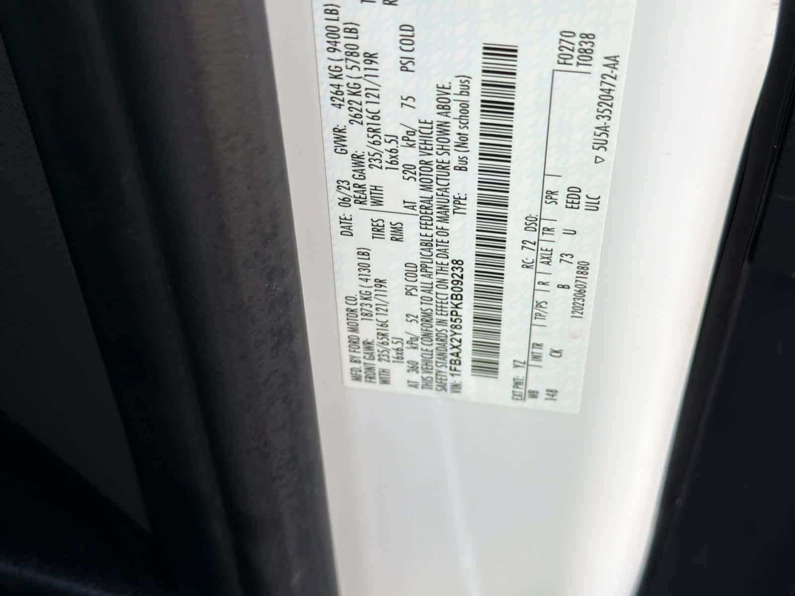 Certified 2023 Ford Transit 350 XLT RWD image 28