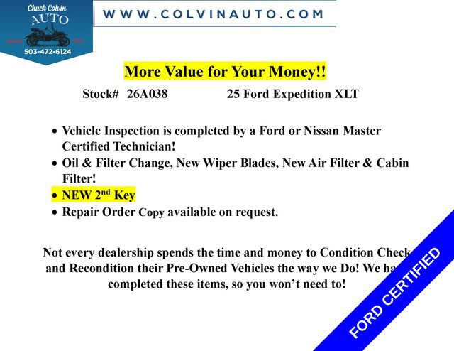 Certified 2025 Ford Expedition Active AWD/4WD image 2