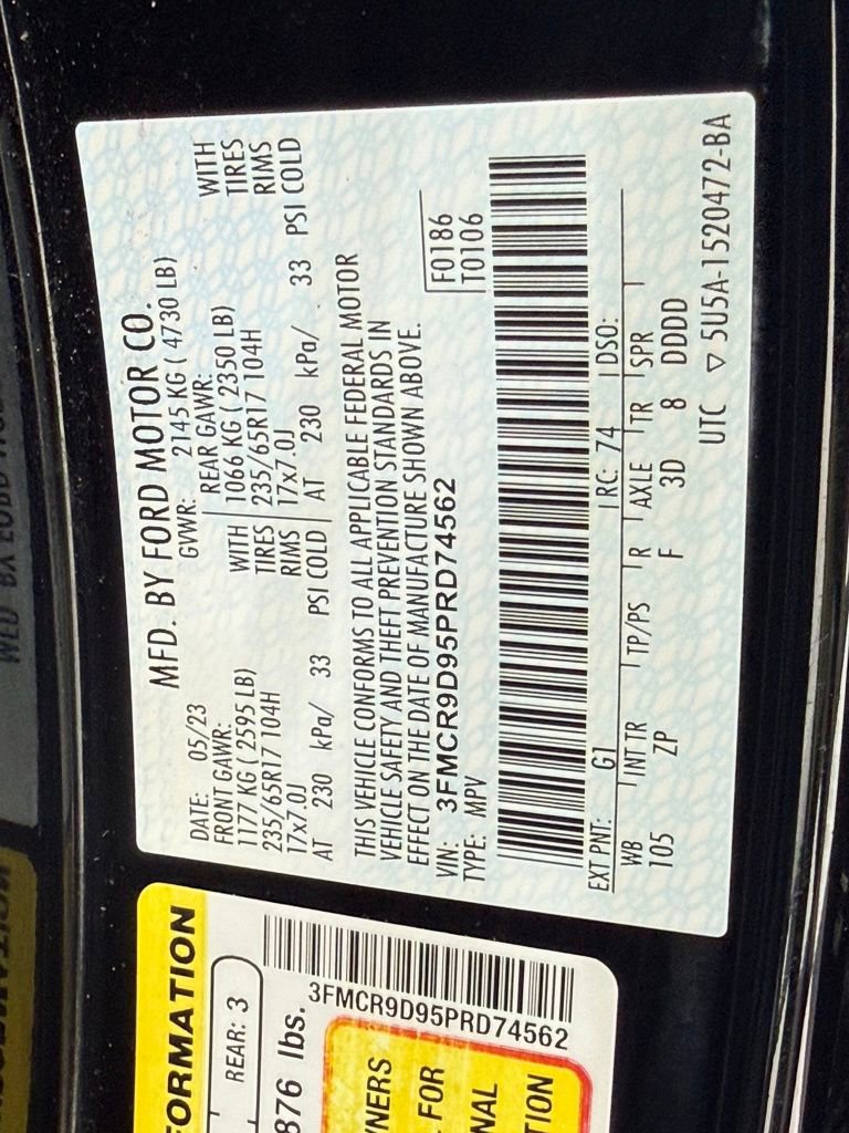 Certified 2023 Ford Bronco Sport Badlands w/ Premium Package image 46