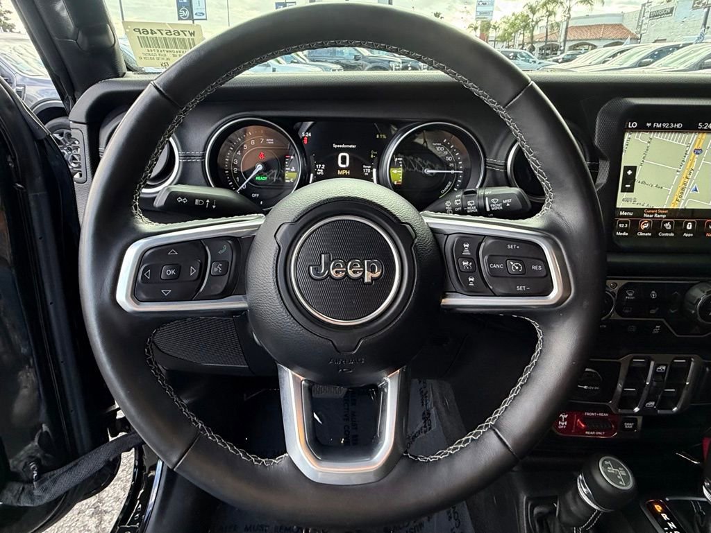 Used 2021 Jeep Wrangler Unlimited Rubicon 4xe w/ Steel Bumper Group image 19