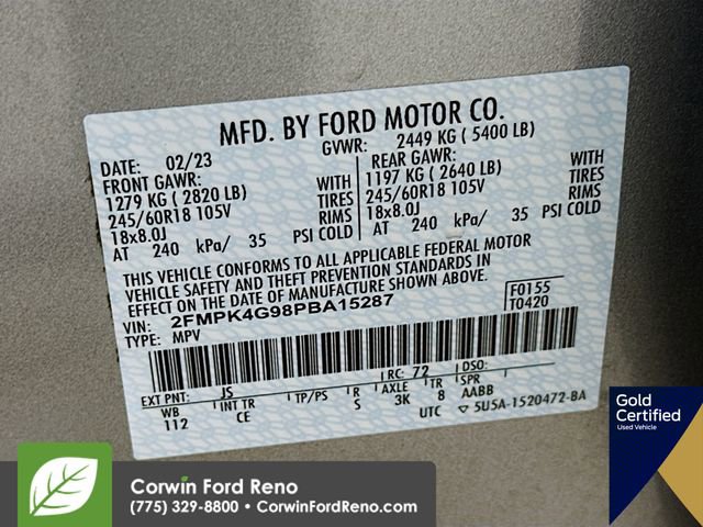Certified 2023 Ford Edge SE AWD/4WD image 33