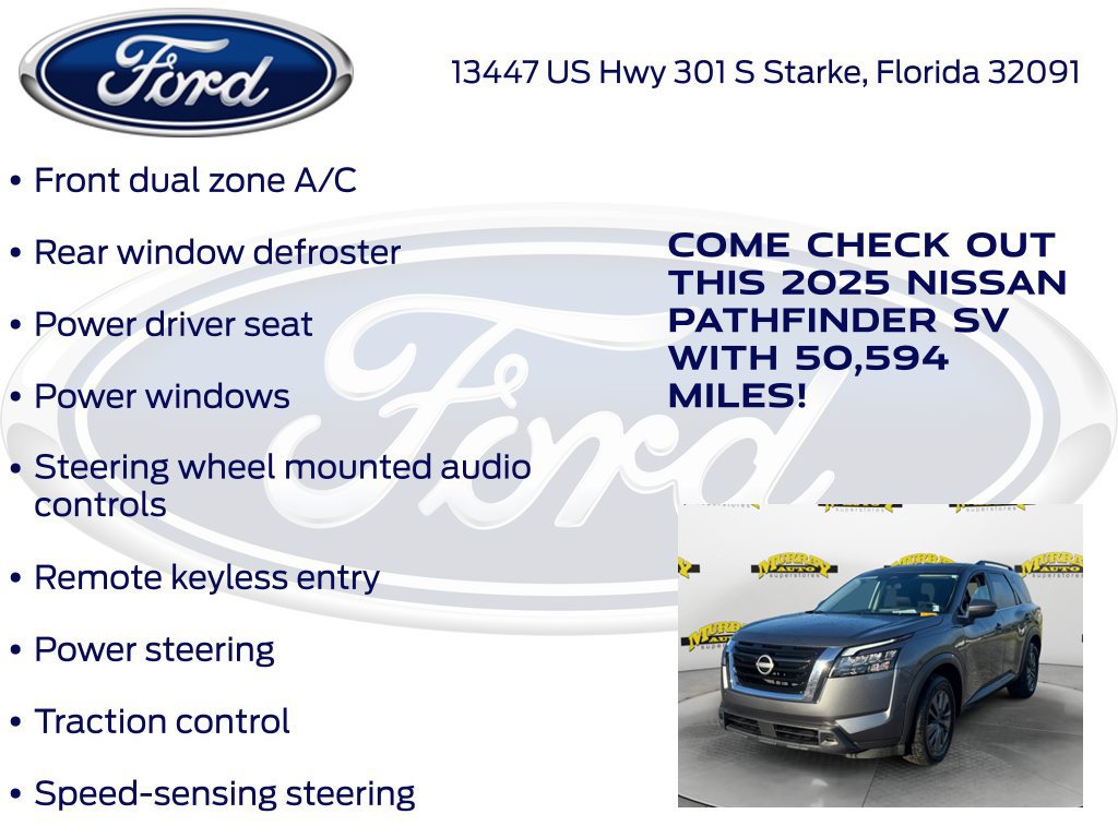 Used 2025 Nissan Pathfinder SV FWD image 22
