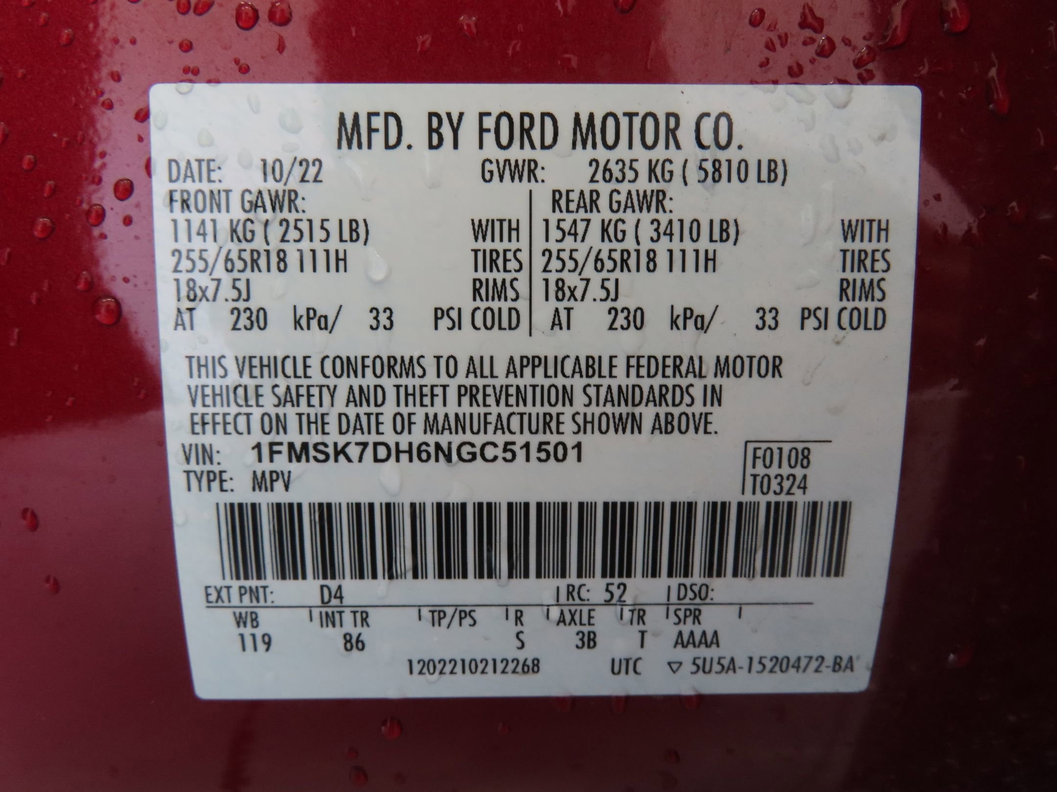 Certified 2022 Ford Explorer XLT image 30