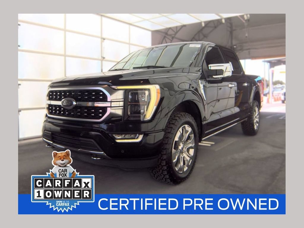 Certified 2022 Ford F150 Platinum w/ Trailer Tow Package AWD/4WD image 1