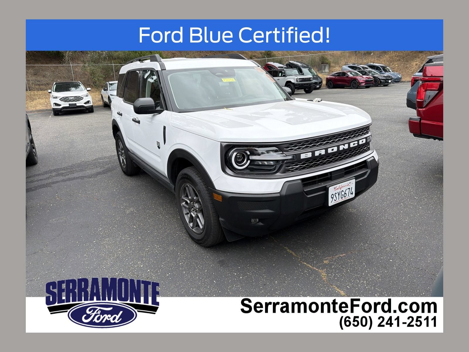 Certified 2025 Ford Bronco Sport Big Bend w/ Convenience Package AWD/4WD image 1