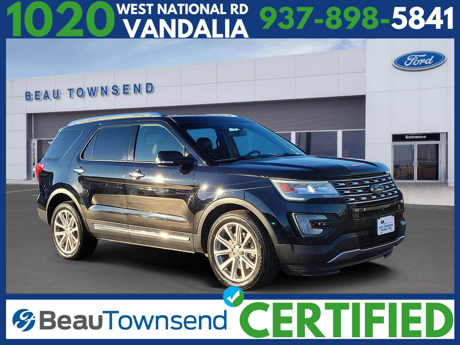 Certified 2017 Ford Explorer Limited