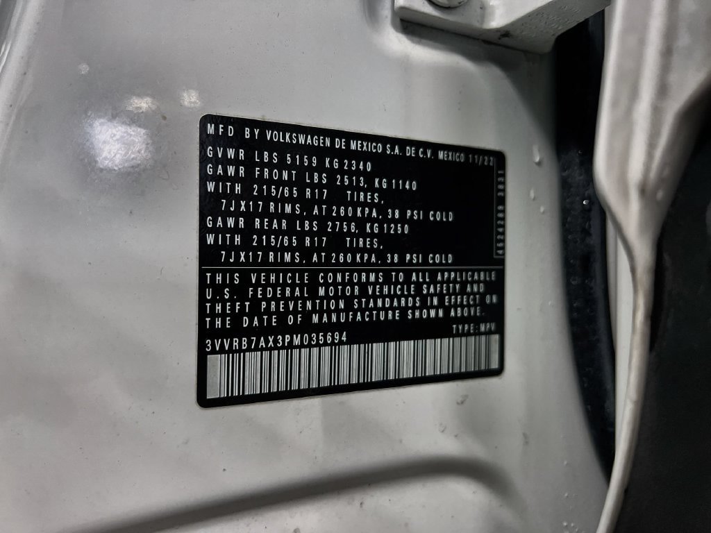 Used 2023 Volkswagen Tiguan S w/ Driver Assistance Package FWD image 39