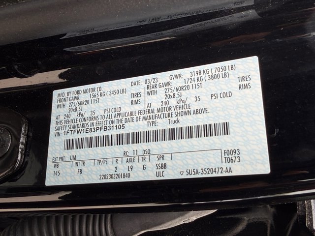 Certified 2023 Ford F150 XLT w/ Equipment Group 302A High AWD/4WD image 32