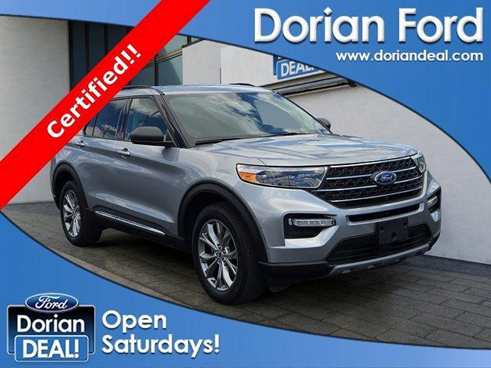 Certified 2023 Ford Explorer XLT w/ Equipment Group 202A AWD/4WD image 1