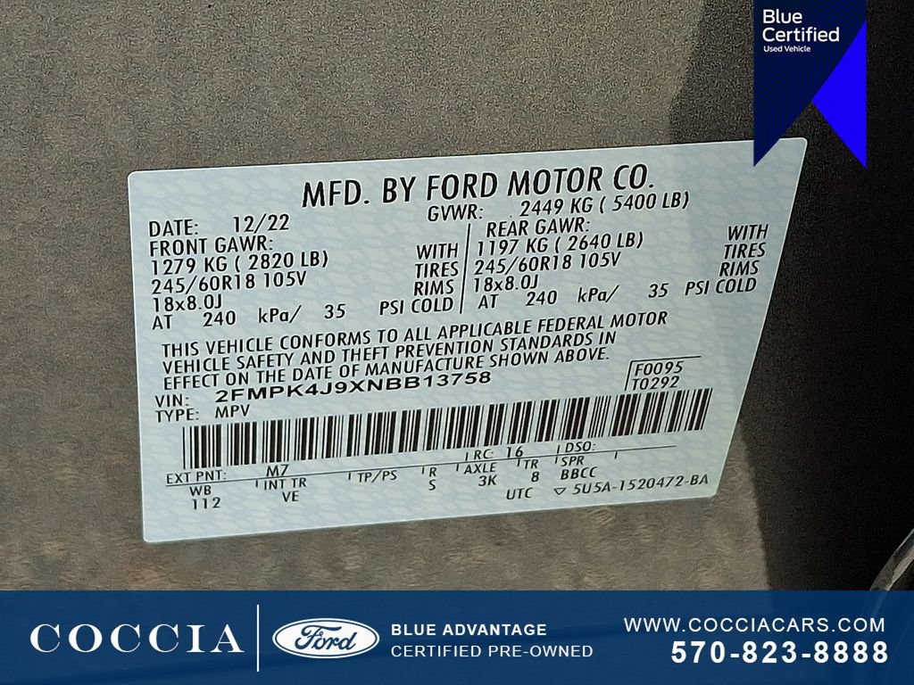 Certified 2022 Ford Edge SEL w/ Convenience Package AWD/4WD image 26