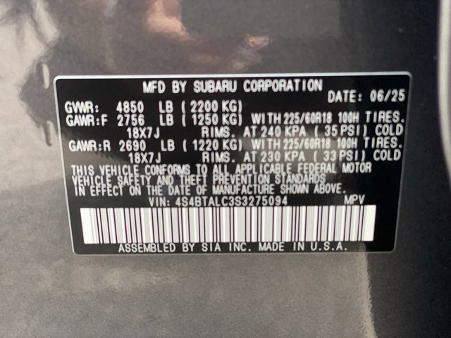 Used 2025 Subaru Outback Onyx Edition w/ Popular Package #2 AWD/4WD image 24