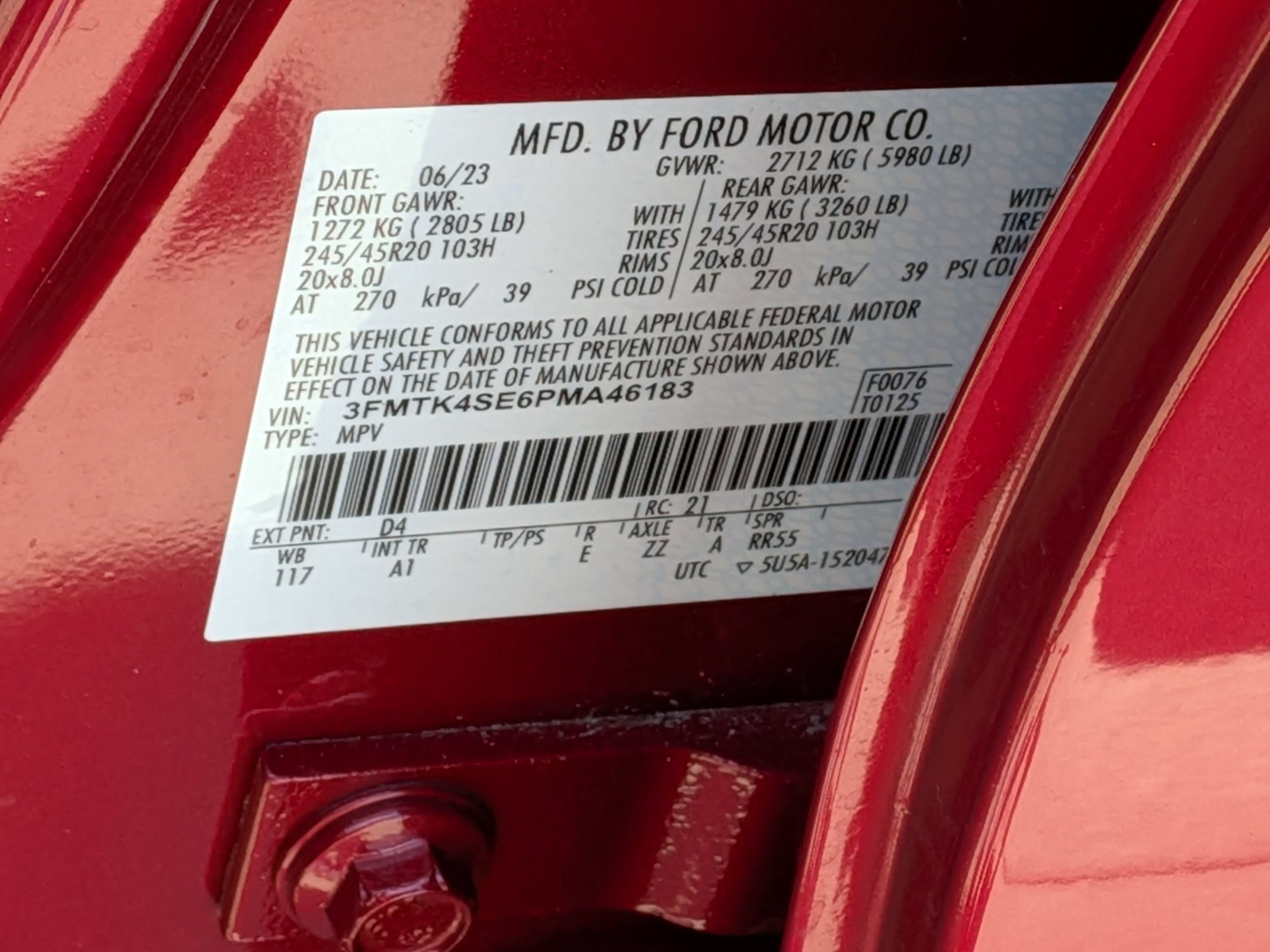 Certified 2023 Ford Mustang Mach-E GT AWD/4WD image 43