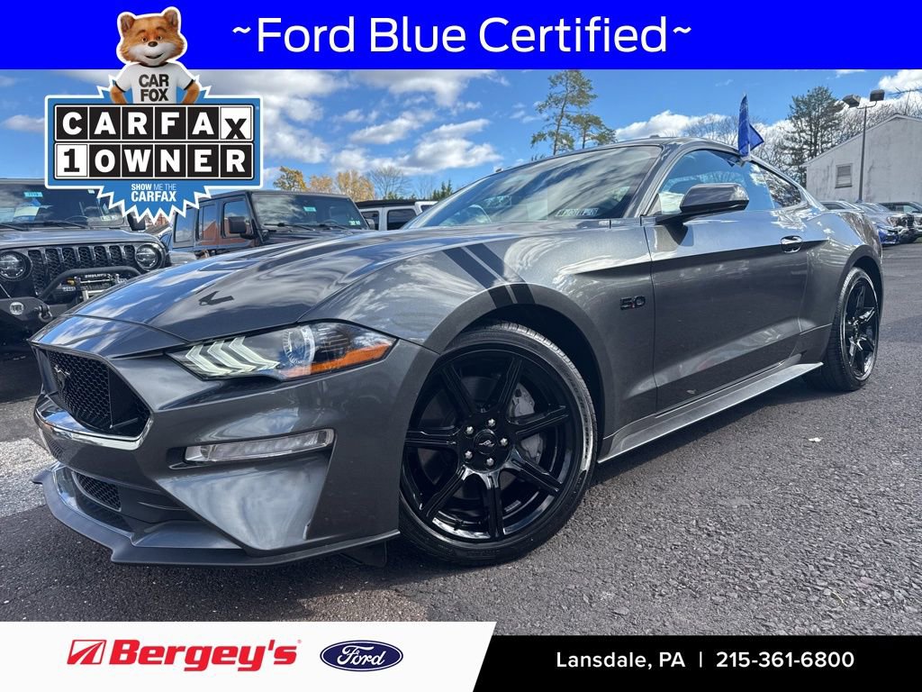 Certified 2019 Ford Mustang GT w/ Equipment Group 301A image 1