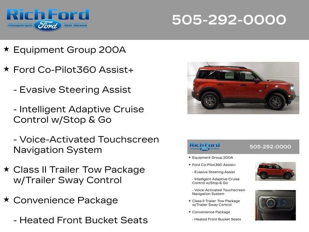Certified 2022 Ford Bronco Sport Big Bend w/ Convenience Package AWD/4WD image 14