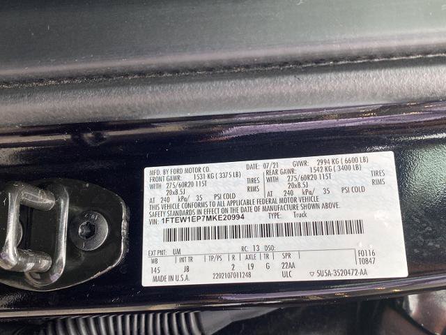 Certified 2021 Ford F150 XL w/ STX Appearance Package AWD/4WD image 39