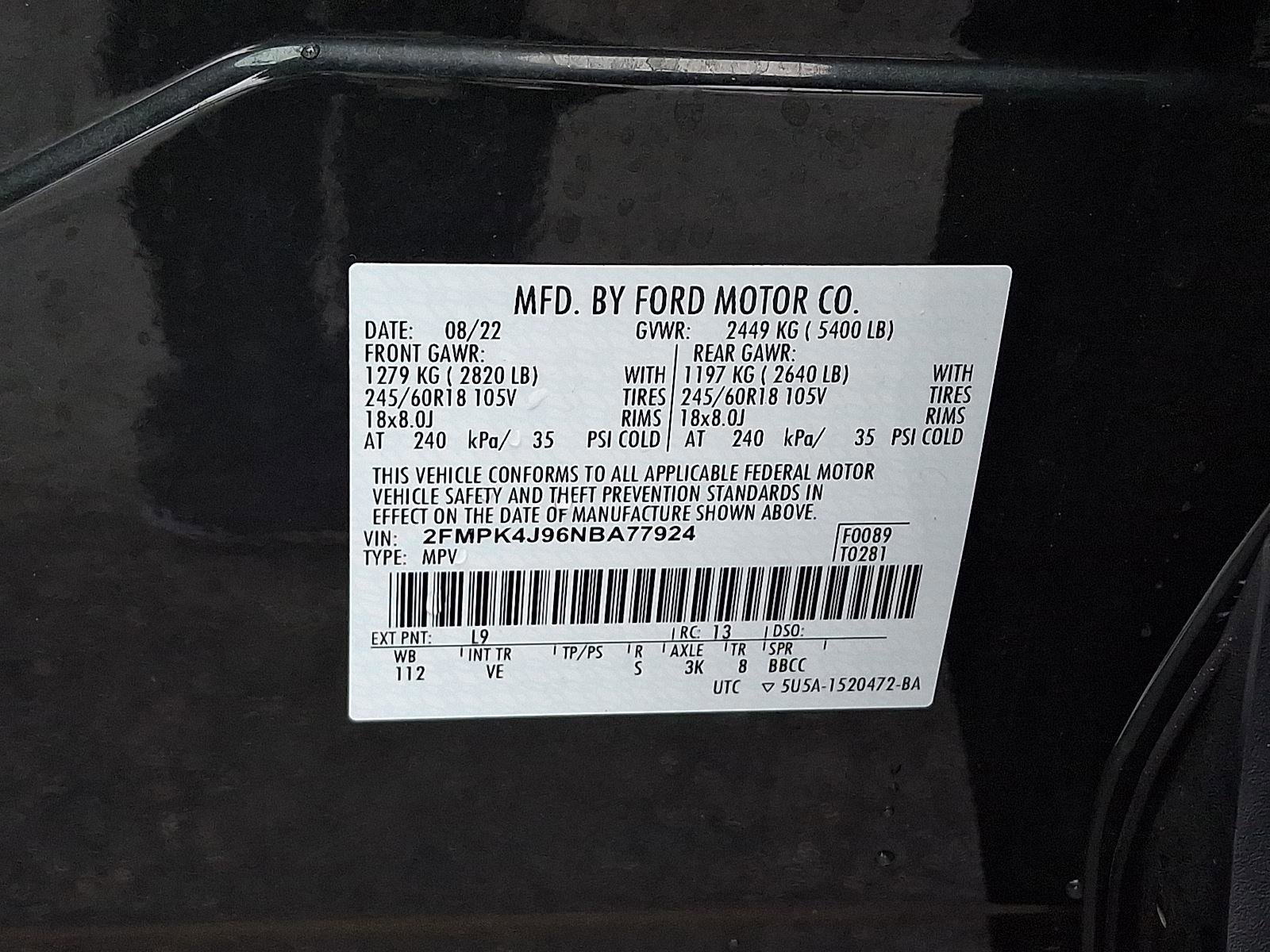 Certified 2022 Ford Edge SEL w/ Convenience Package image 27