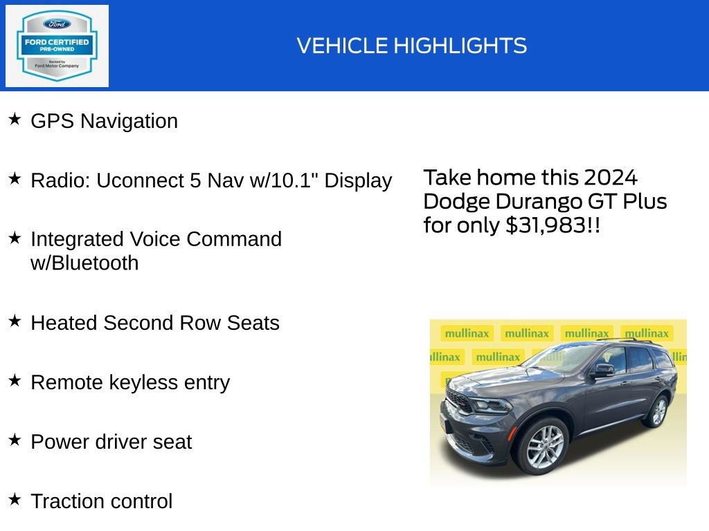 Used 2024 Dodge Durango GT image 17