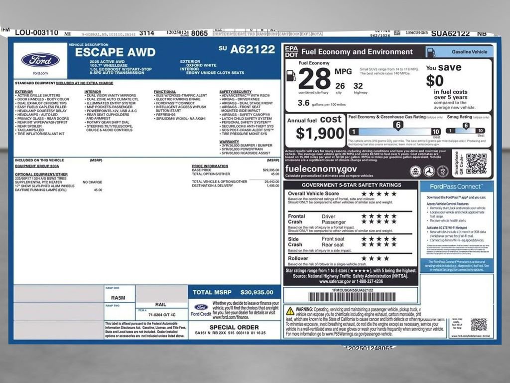 Certified 2025 Ford Escape Active image 2