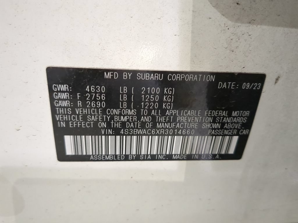 Used 2024 Subaru Legacy Premium AWD/4WD image 16