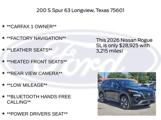 Used 2026 Nissan Rogue SL FWD image 5
