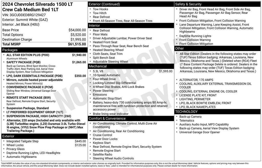 Used 2024 Chevrolet Silverado 1500 LT w/ All Star Edition Plus AWD/4WD image 35