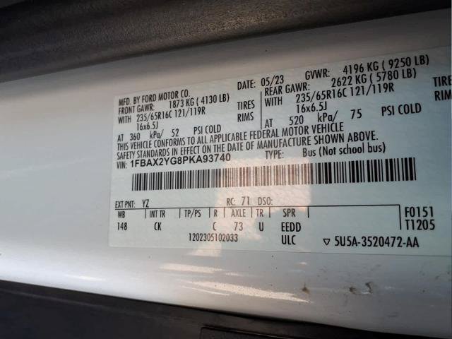 Certified 2023 Ford Transit 350 XLT RWD image 32