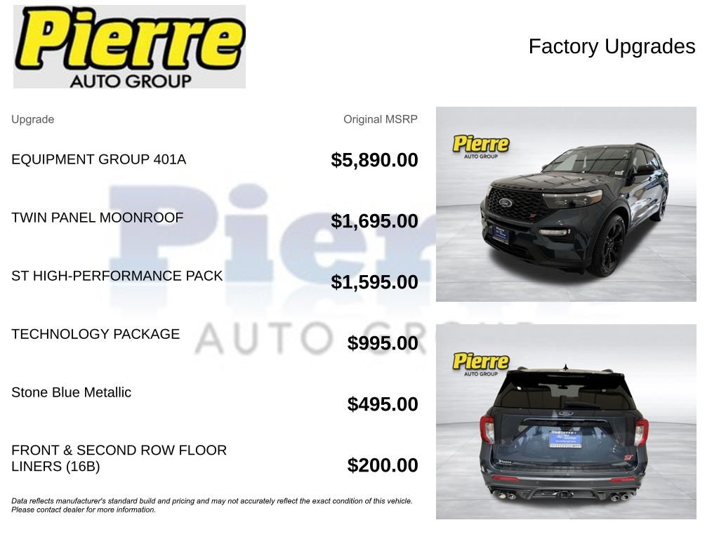 Certified 2024 Ford Explorer ST w/ Equipment Group 401A AWD/4WD image 14