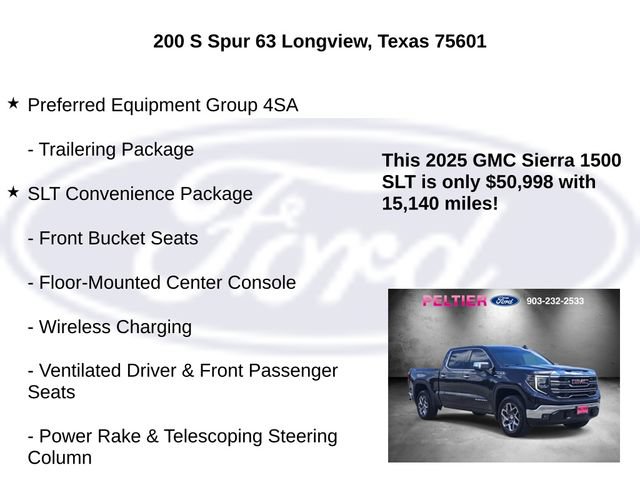 Used 2025 GMC Sierra 1500 SLT w/ SLT Premium Package AWD/4WD image 25